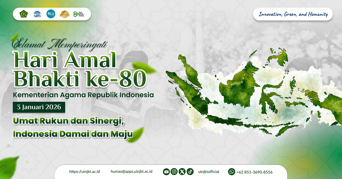 Hari Amal Bhakti ke-80 Kementerian Agama Republik Indonesia: Umat Rukun dan Sinergi, Indonesia Damai dan Maju