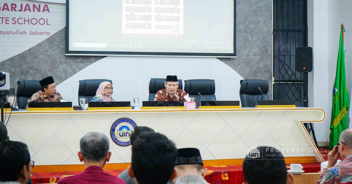 Sekolah Pascasarjana UIN Jakarta Gelar Seminar Riset Dosen Sekolah Pascasarjana UIN  Jakarta