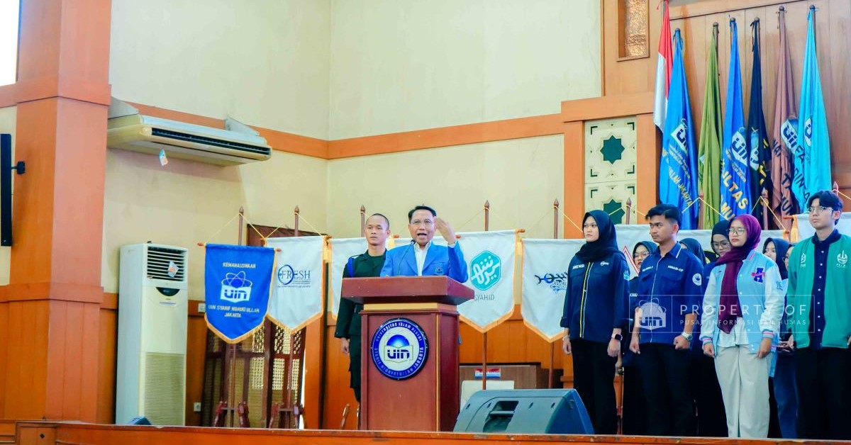 UIN Jakarta Resmi Lantik Pengurus Ormawa UKM Masa Bakti 2026