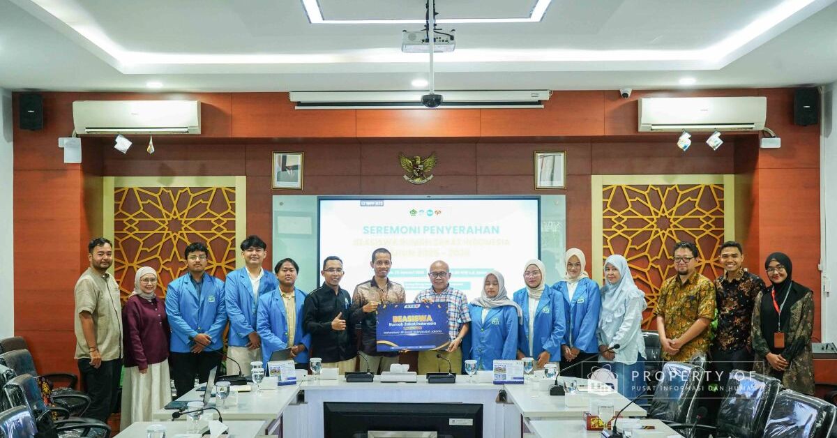 UIN Jakarta Gelar Seremoni Penyerahan Beasiswa Rumah Zakat Indonesia