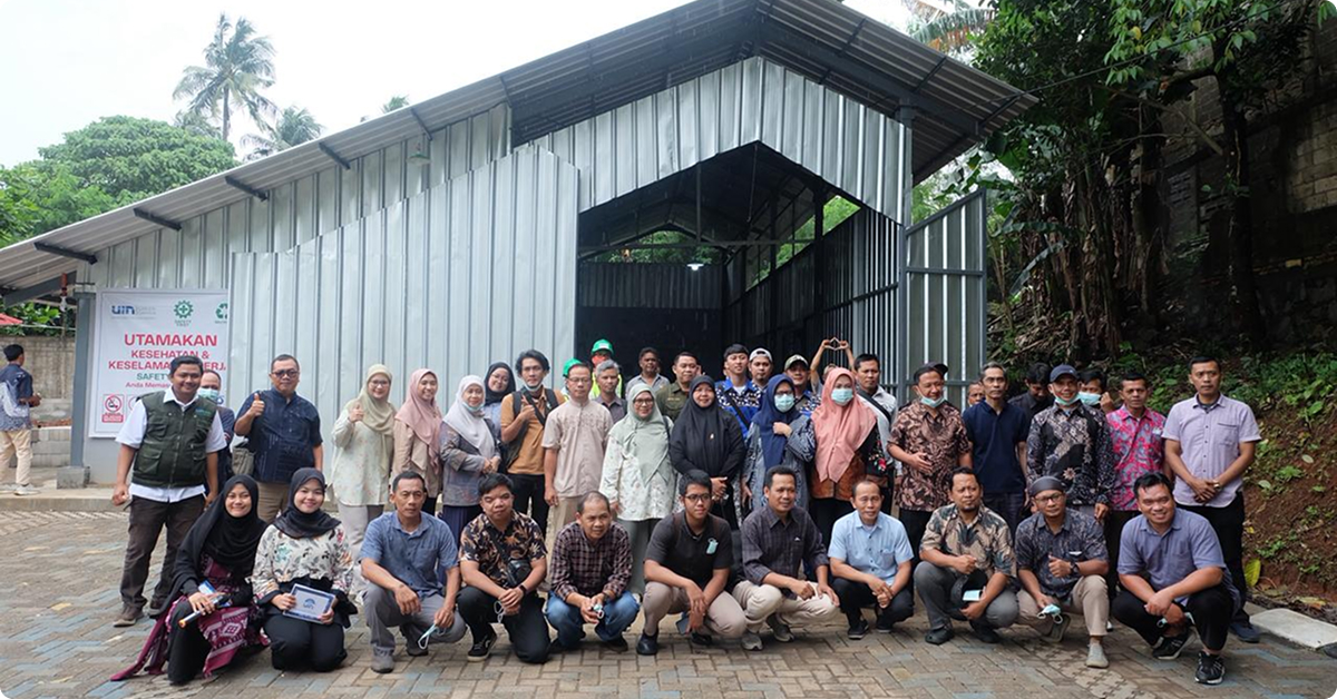 Pelatihan Maggot dan Peresmian TPSTM KALIFA UIN Jakarta Perkuat Transformasi Green Campus