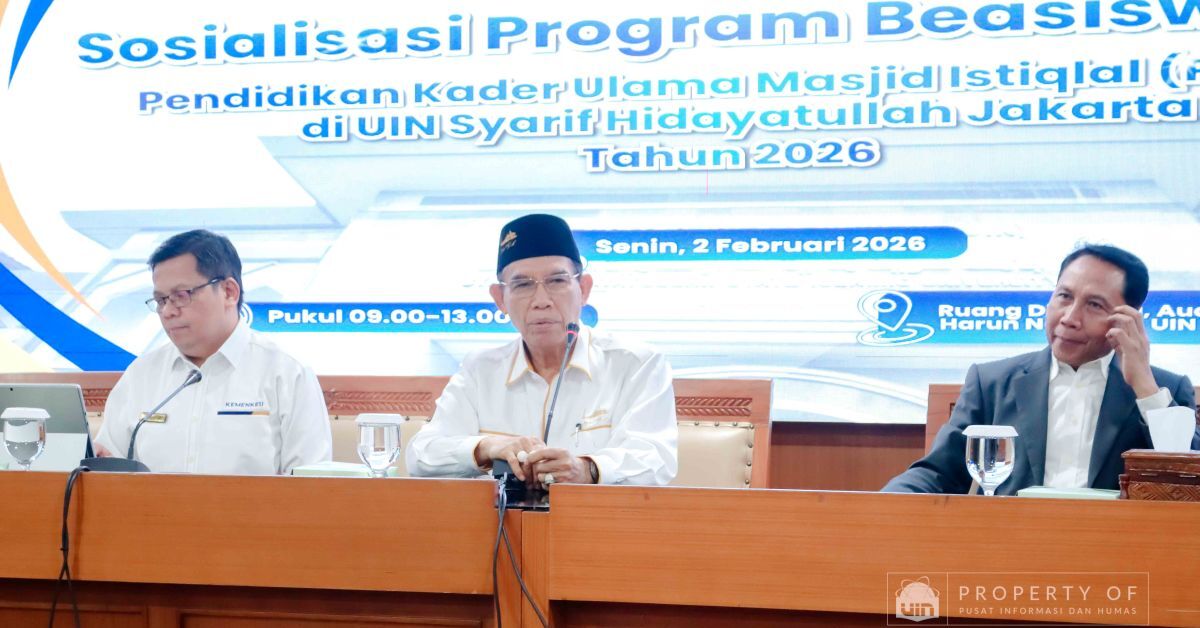 Cetak Ulama Moderat Mendunia, UIN Jakarta dan LPDP PKU-MI Gelar Sosialisasi Beasiswa Magister dan Doktoral