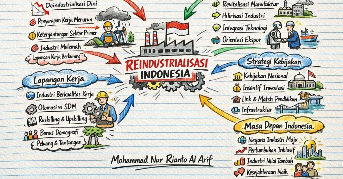 Reindustrialisasi, Lapangan Kerja, dan Masa Depan Indonesia  
