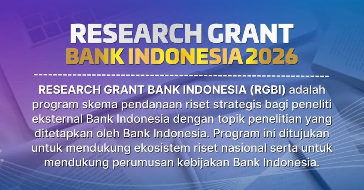 Research Grant Bank Indonesia 2026