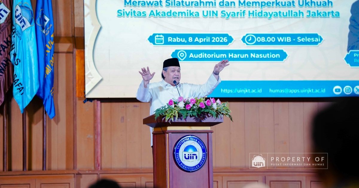 Halalbihalal UIN Jakarta: Gus Faiz Tekankan Perbedaan Inti Agama dan Instrumen Budaya di Era Modern