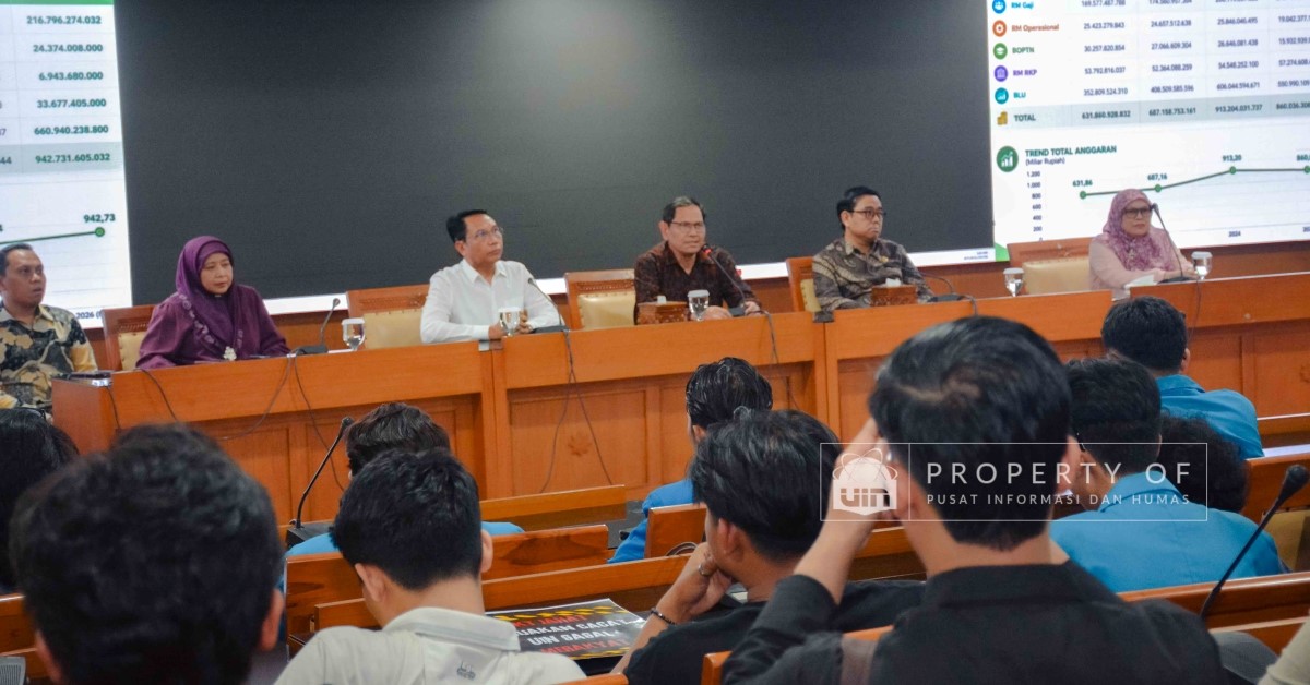 Pimpinan dan Mahasiswa UIN Jakarta Gelar Dialog Arah Pengembangan Universitas
