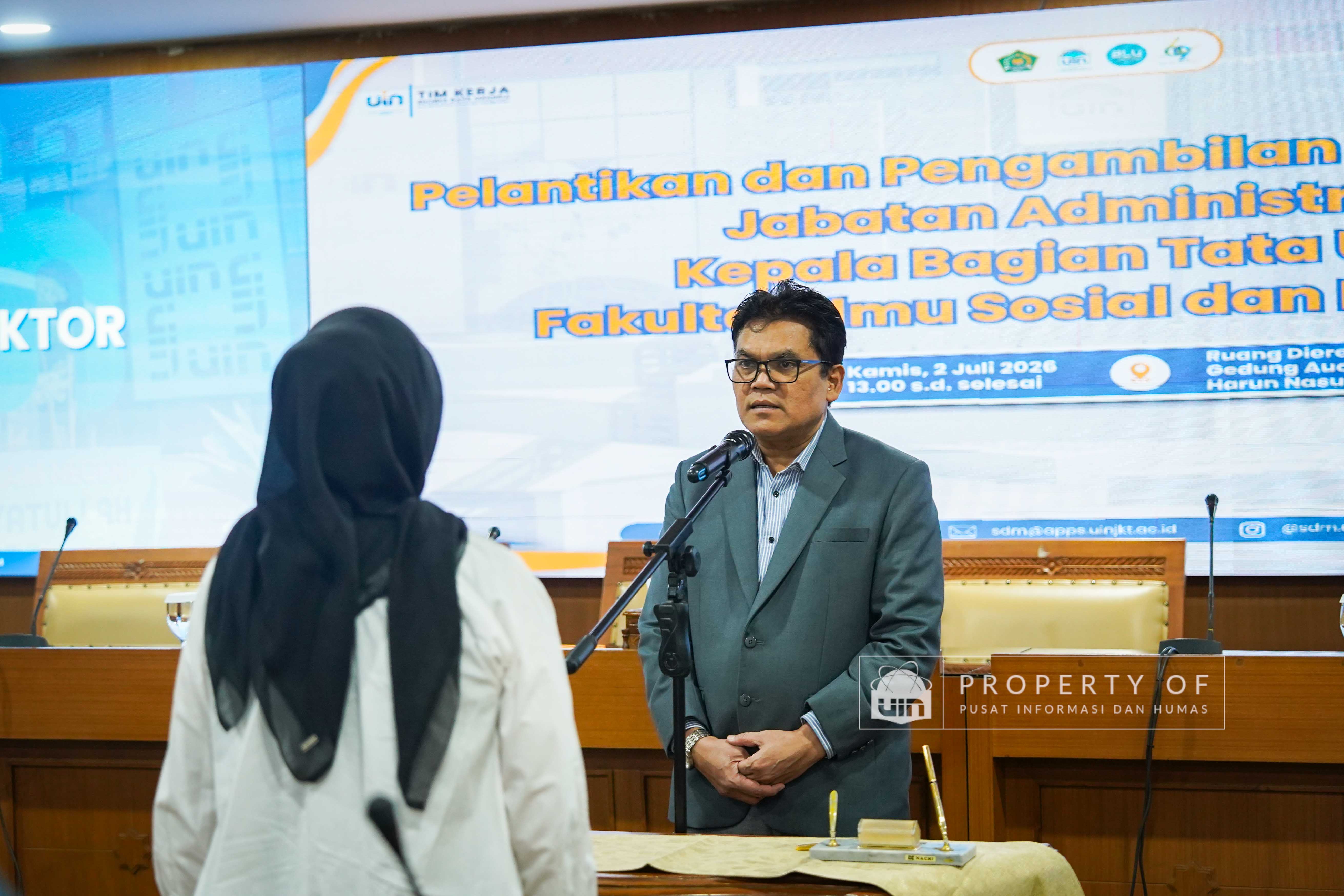 Pelantikan Pejabat Struktural UIN Jakarta 20
