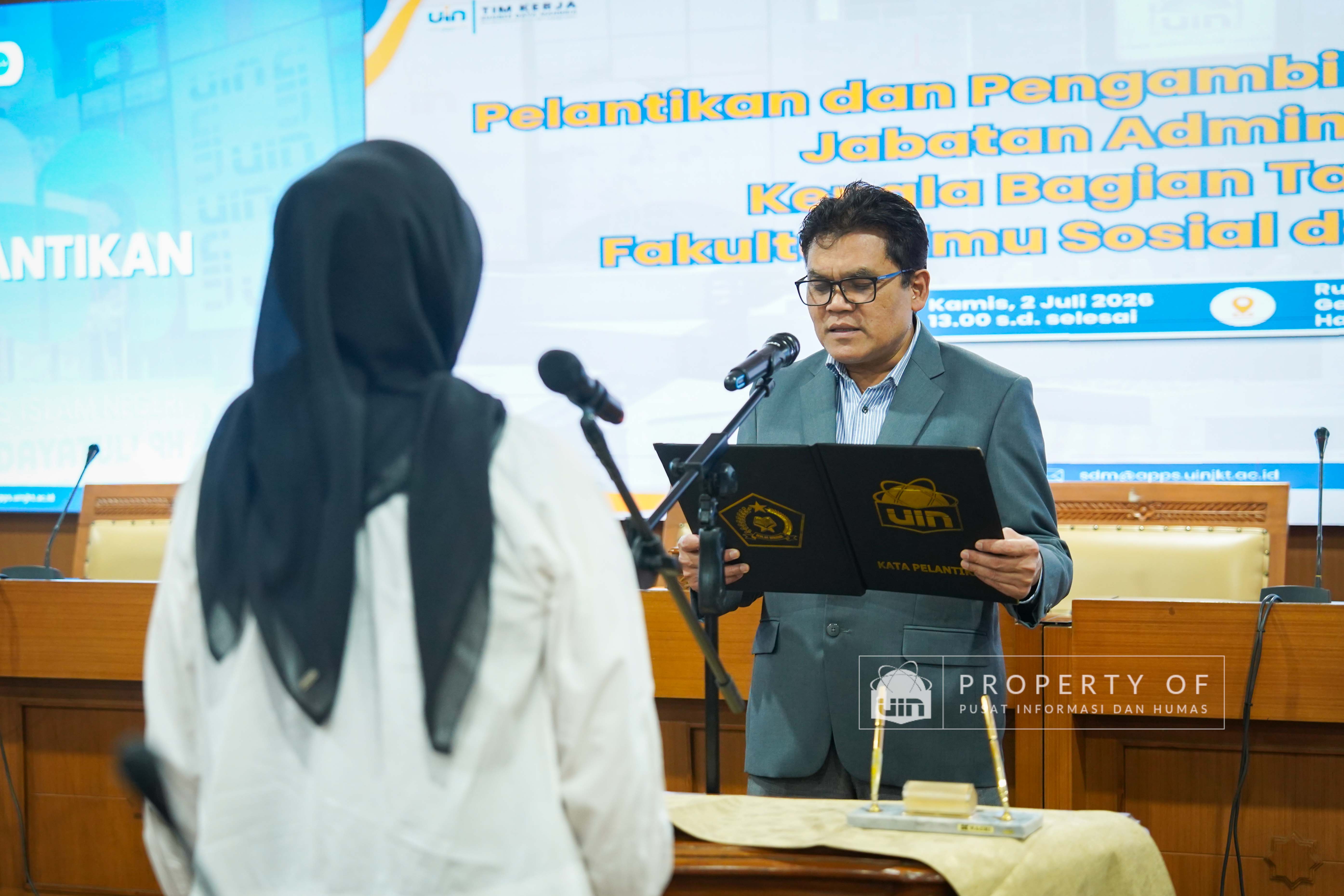 Pelantikan Pejabat Struktural UIN Jakarta 8