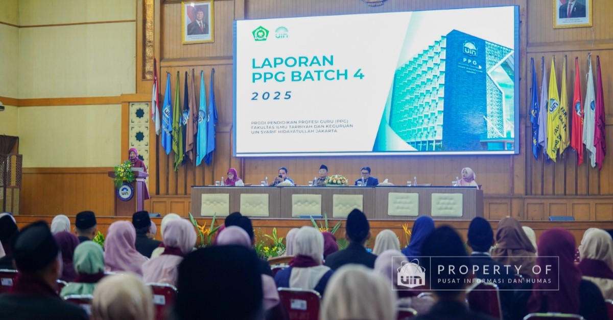 PPG Batch 4 UIN Jakarta Kukuhkan 3.959 Mahasiswa