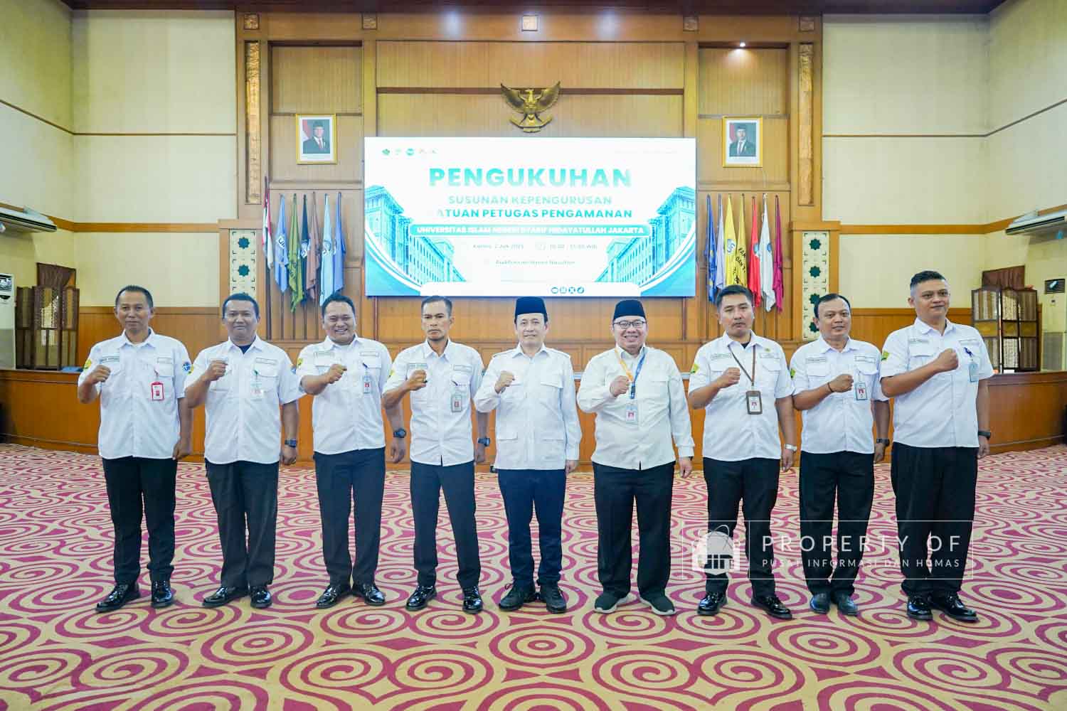 Pengukuhan Satuan Keamanan UIN Jakarta 3