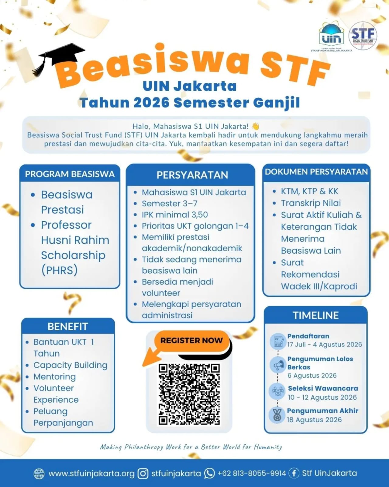 Beasiswa STF UIN Jakarta 2026
