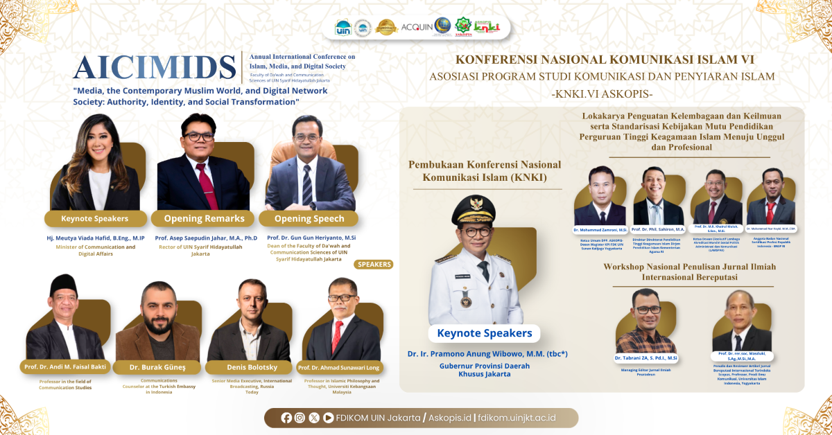 Annual International Conference on Islam, Media, and Digital Societies (AICIMIDS) 2026