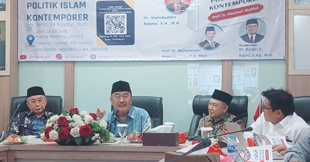 Profesor Masykuri Abdillah Dorong Fikih Politik Kontekstual Tanpa Membakukan Bentuk Negara