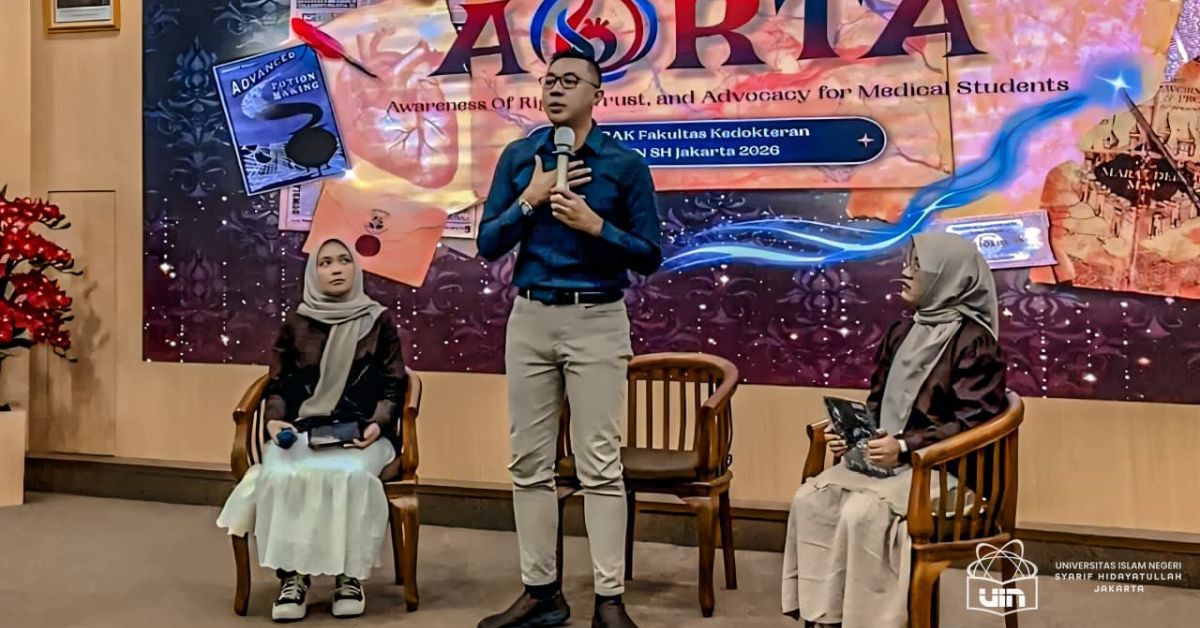 Dokter Gia Ajak Maba 2026 FK UIN Jakarta Utamakan Empati dan Sisi Kemanusiaan