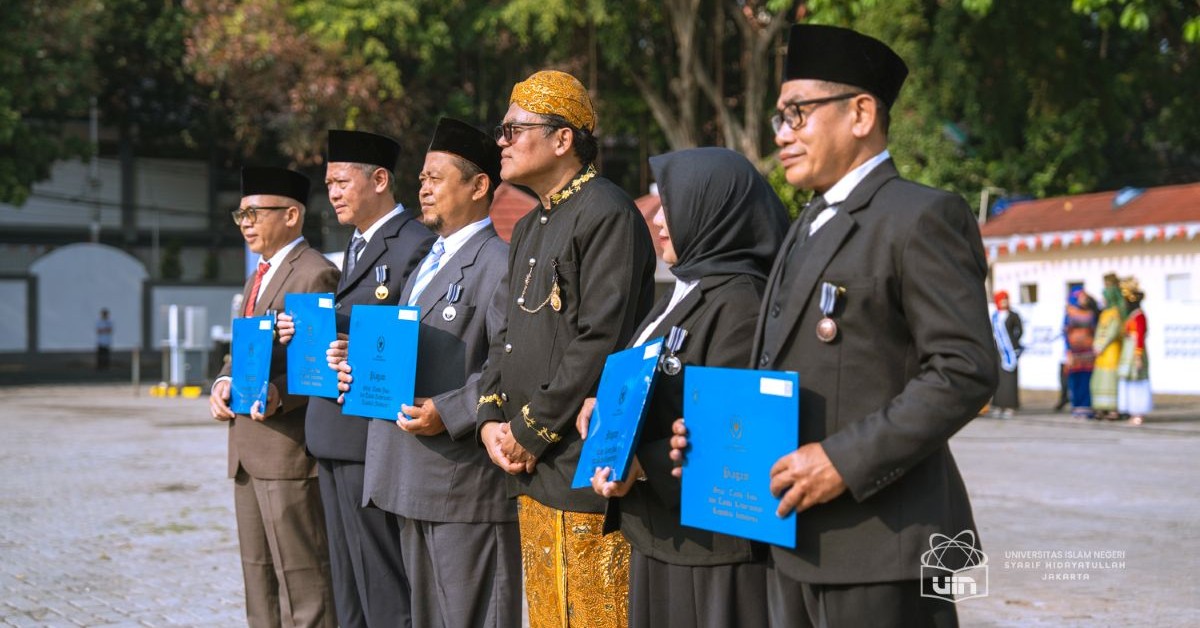Lima Sivitas Akademika UIN Jakarta Terima Satyalancana Karya Satya pada HUT ke-81 RI