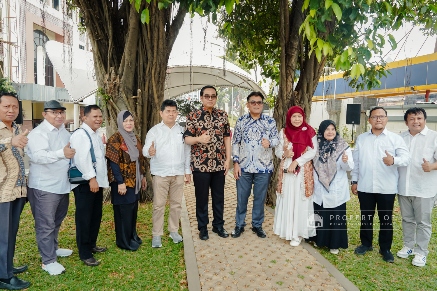 Peresmian Galeri Pusat Pengembangan Bisnis (P2B) UIN Jakarta dan Taman Teduh 31