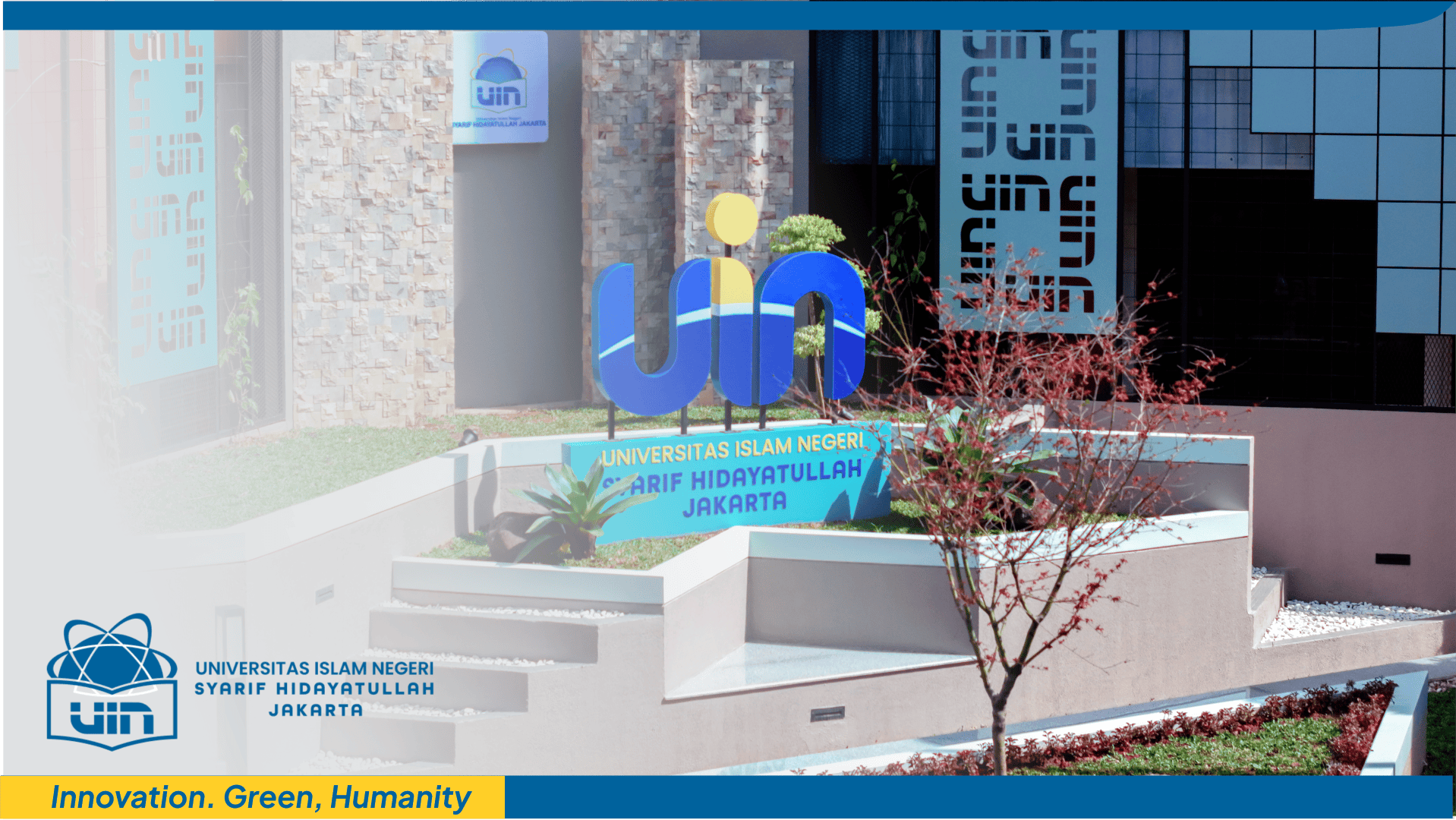 Virtual Background Campus Landmark