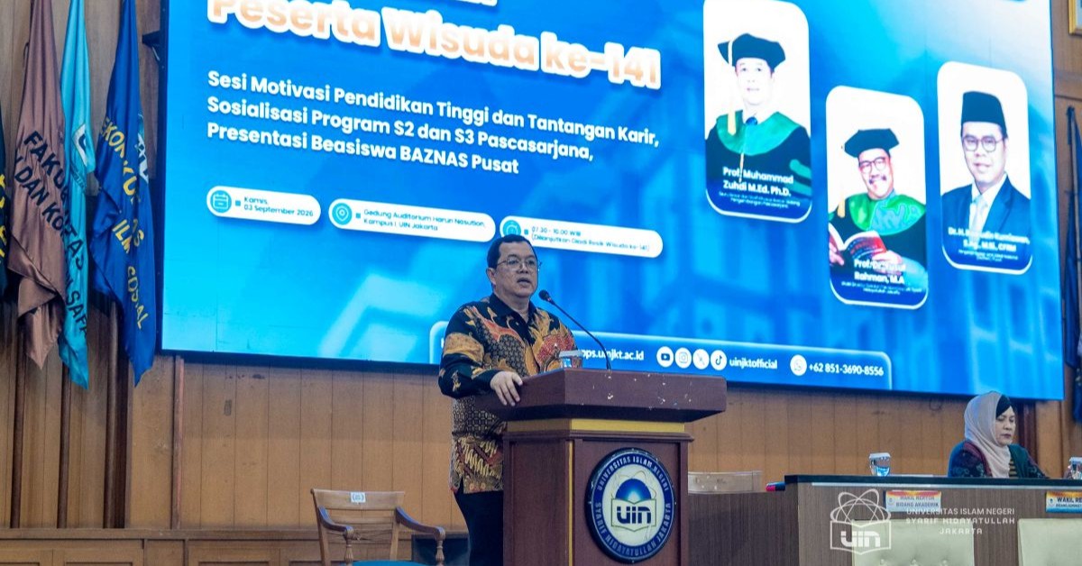 Jelang Wisuda ke-141, STF UIN Jakarta Ajak Calon Alumni Bangun Dana Abadi Lewat Wakaf Rp10.000