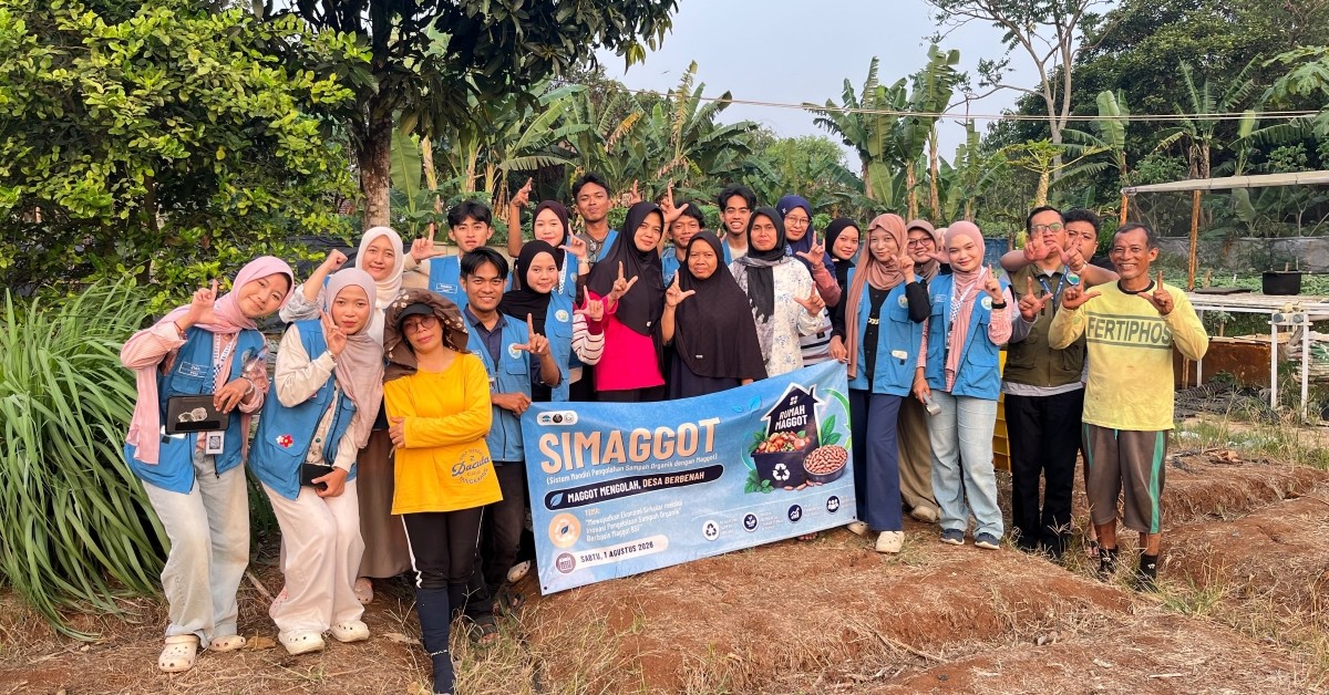 Dorong Perekonomian Masyarakat, KKN 250 Nairava UIN Jakarta Sosialisasikan Budidaya Maggot
