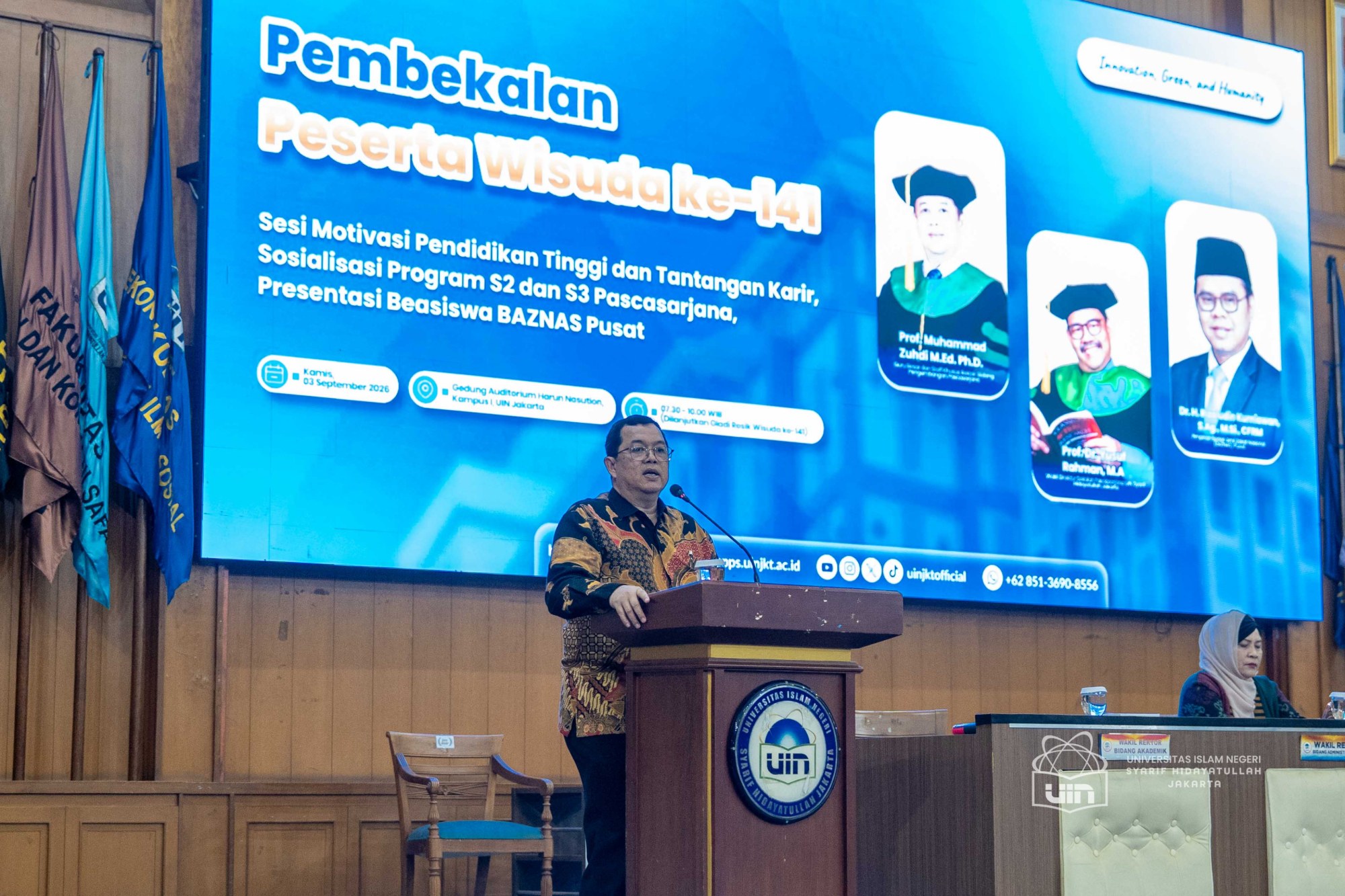 Pembekalan Wisuda ke-141 UIN Jakarta 10