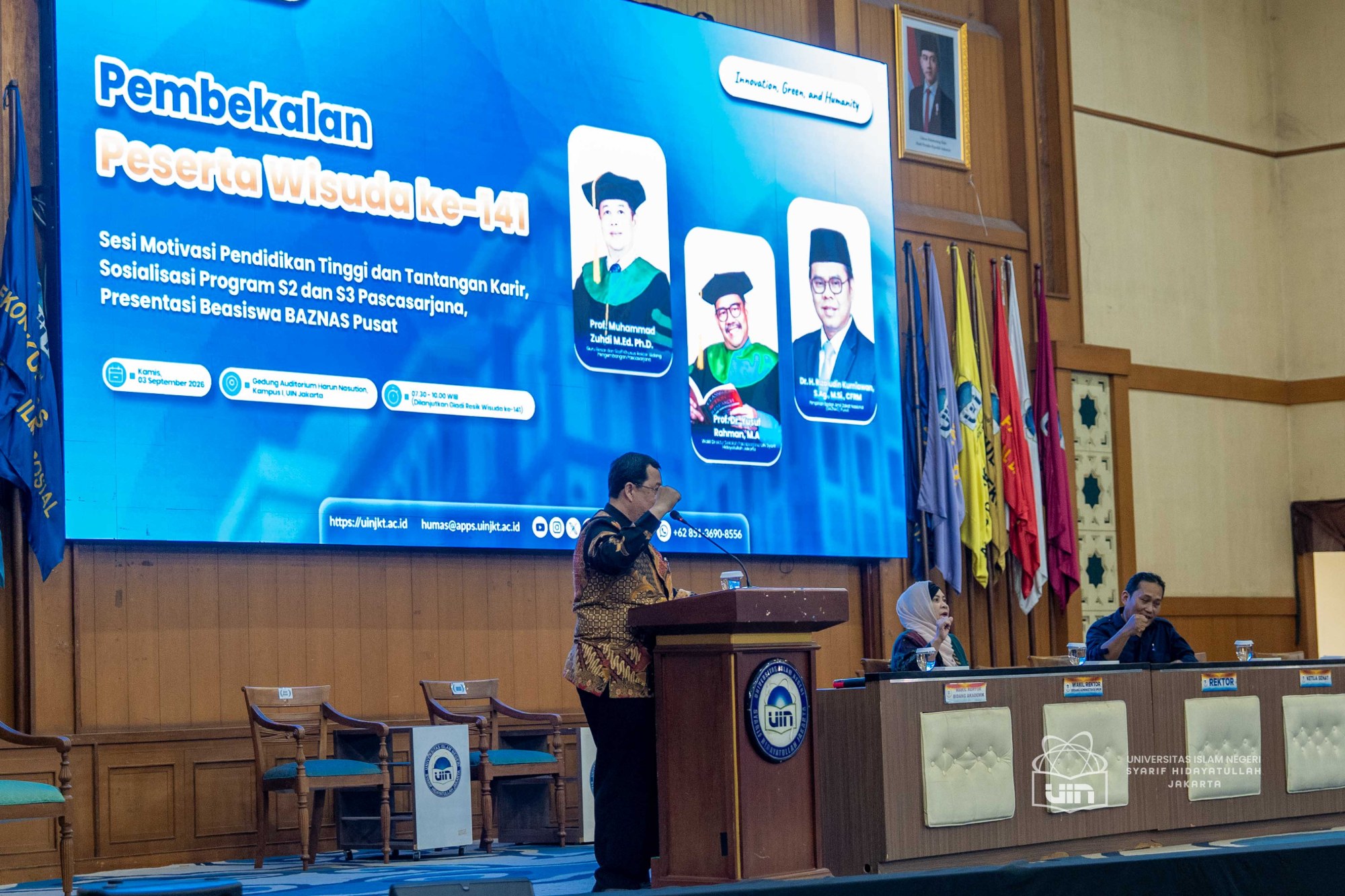 Pembekalan Wisuda ke-141 UIN Jakarta 11