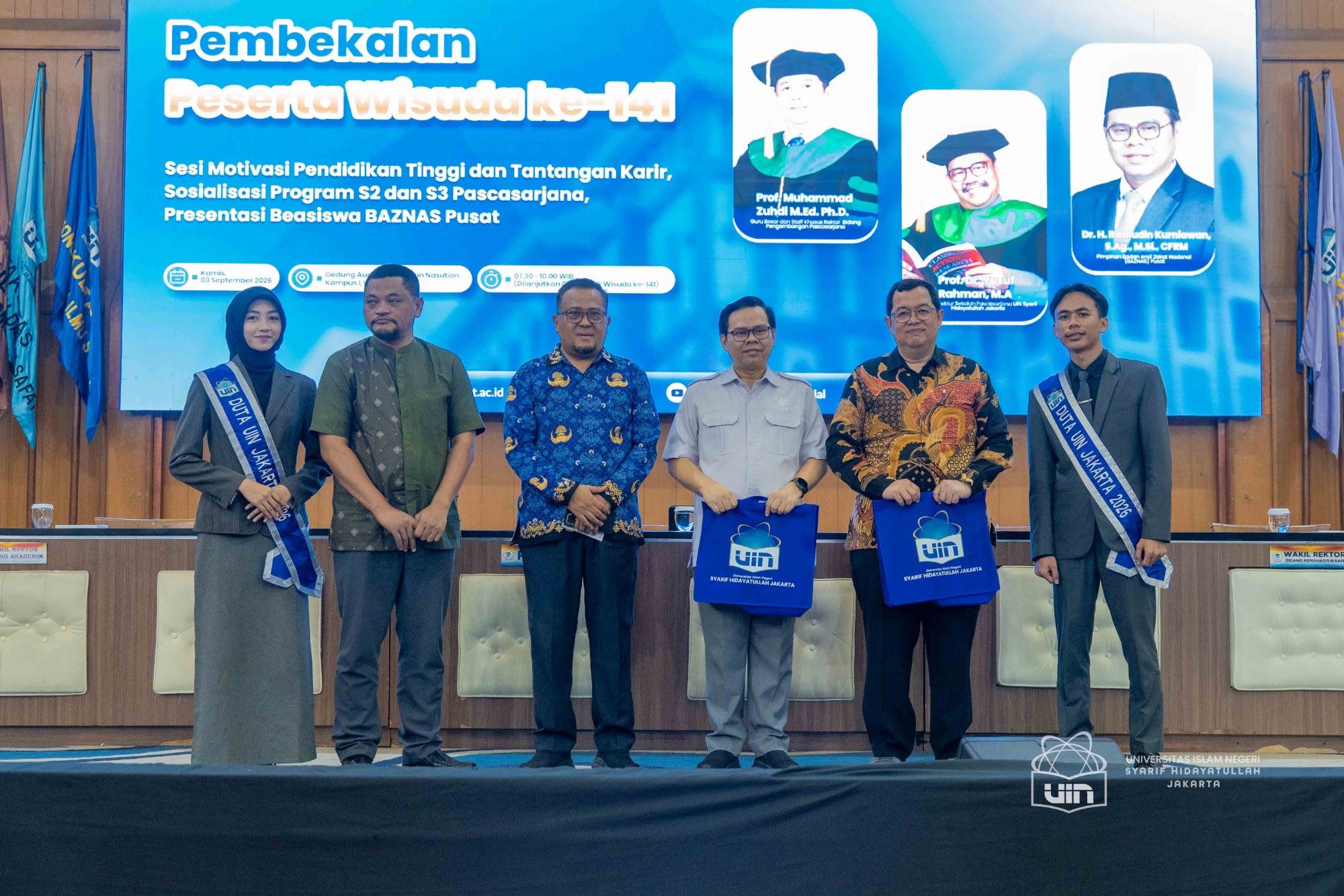 Pembekalan Wisuda ke-141 UIN Jakarta 28