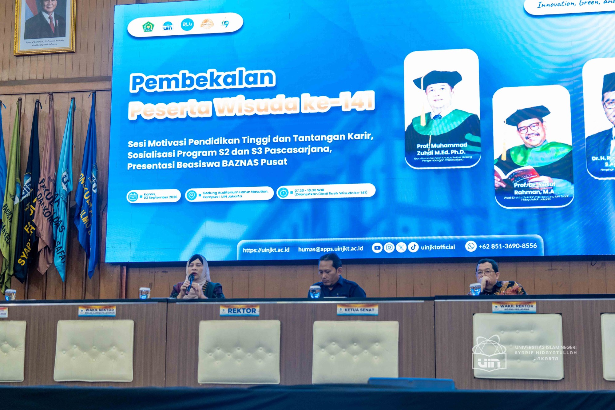 Pembekalan Wisuda ke-141 UIN Jakarta 9