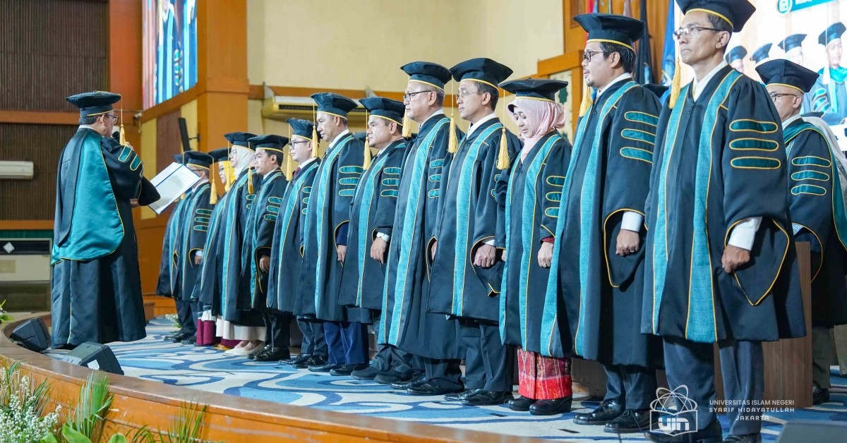 Dari Kemenag hingga Kapolri: Sejumlah Pejabat dan Tokoh Nasional Hadiri Pengukuhan 13 Guru Besar UIN Jakarta