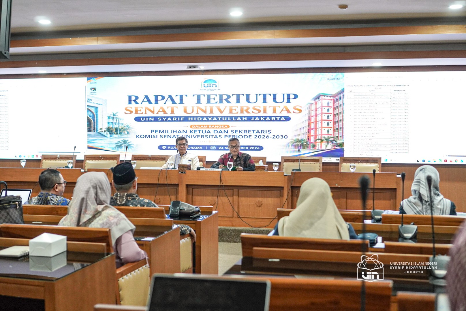 Dokumentasi Pemilihan Ketua dan Sekretaris Komisi SENAT Universitas 2026-2030 Foto 4