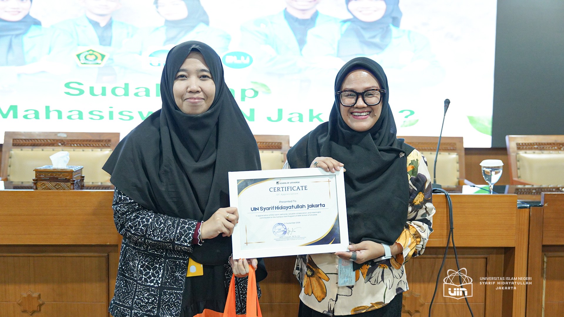 Dokumentasi Kunjungan School of Universe ke UIN Jakarta Foto 11