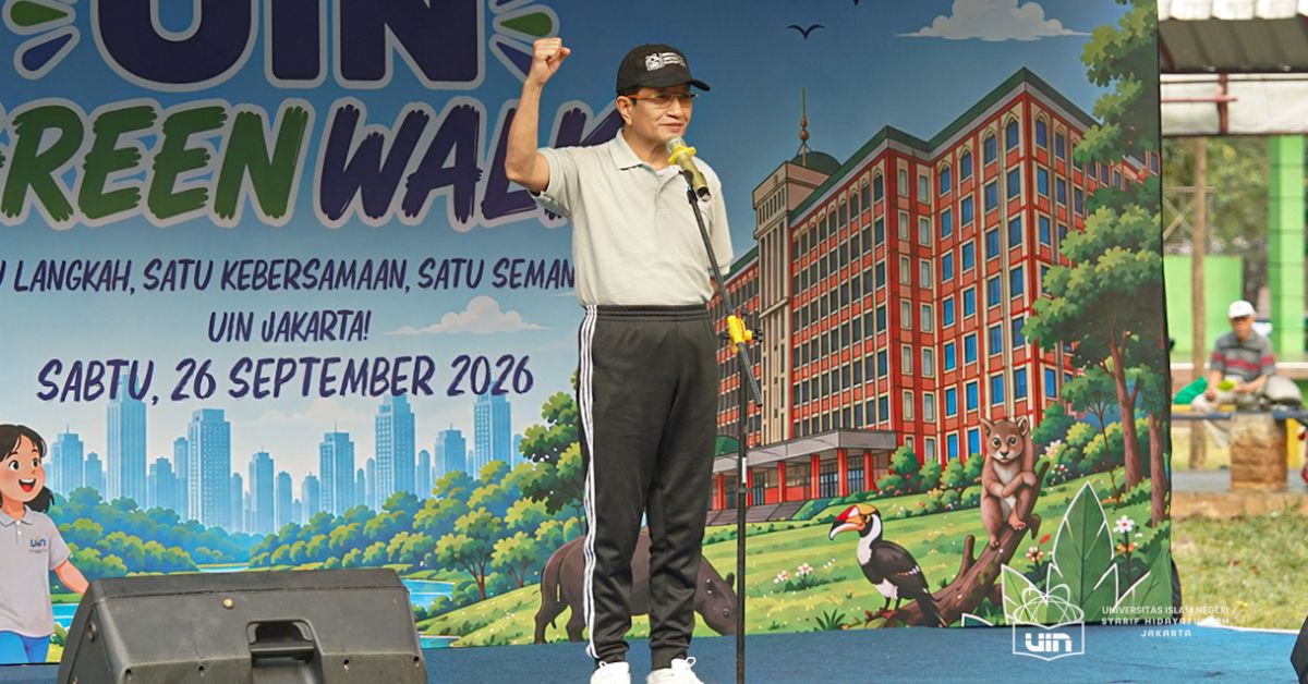 Menag Dorong Green Walk UIN Jakarta Jadi Gaya Hidup Sehat