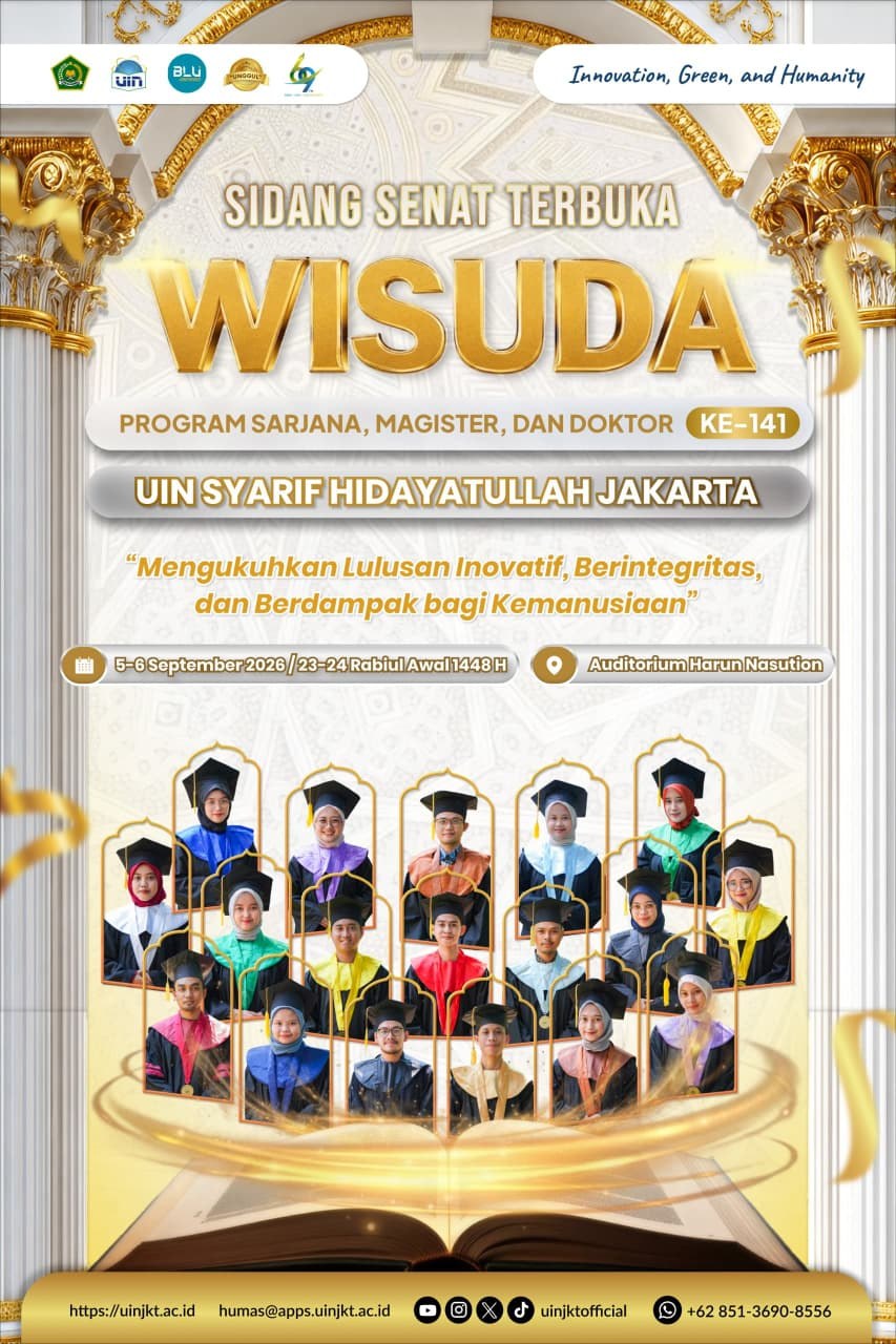 Pamflet Wisuda ke-141 UIN Jakarta