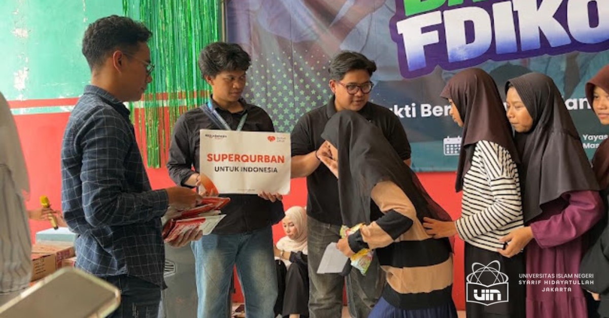 DEMA FDIKOM UIN Jakarta Expands the Meaning of Community Service Through Charity Event at YPMS Kedaung Orphanage
