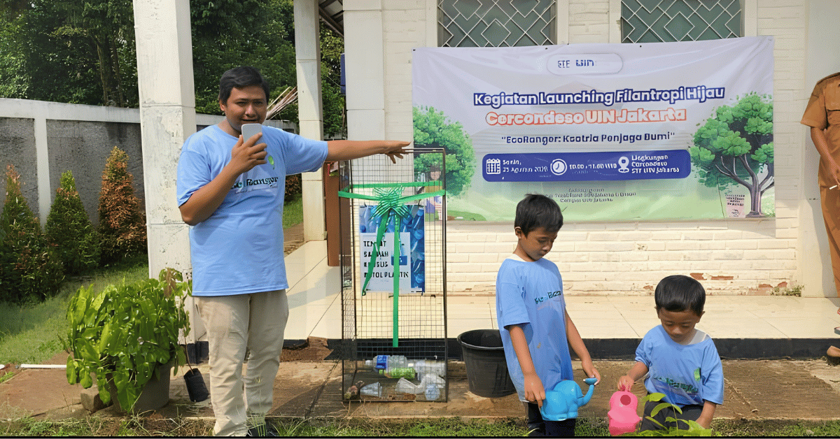 Dokumentasi 1 Green Village Program Solar Panel Installation, Tree Planting, and Waste- Based Scholarships for Academic Achievement