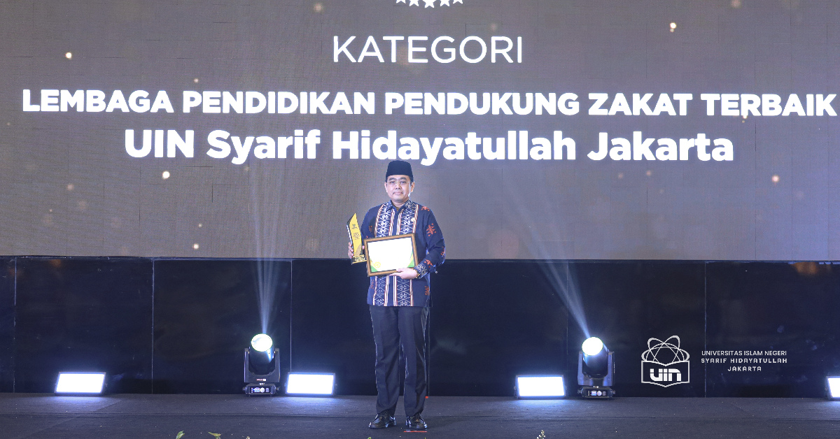 UIN Jakarta Wins Best Educational Institution Supporting Zakat at the 2026 BAZNAS Awards