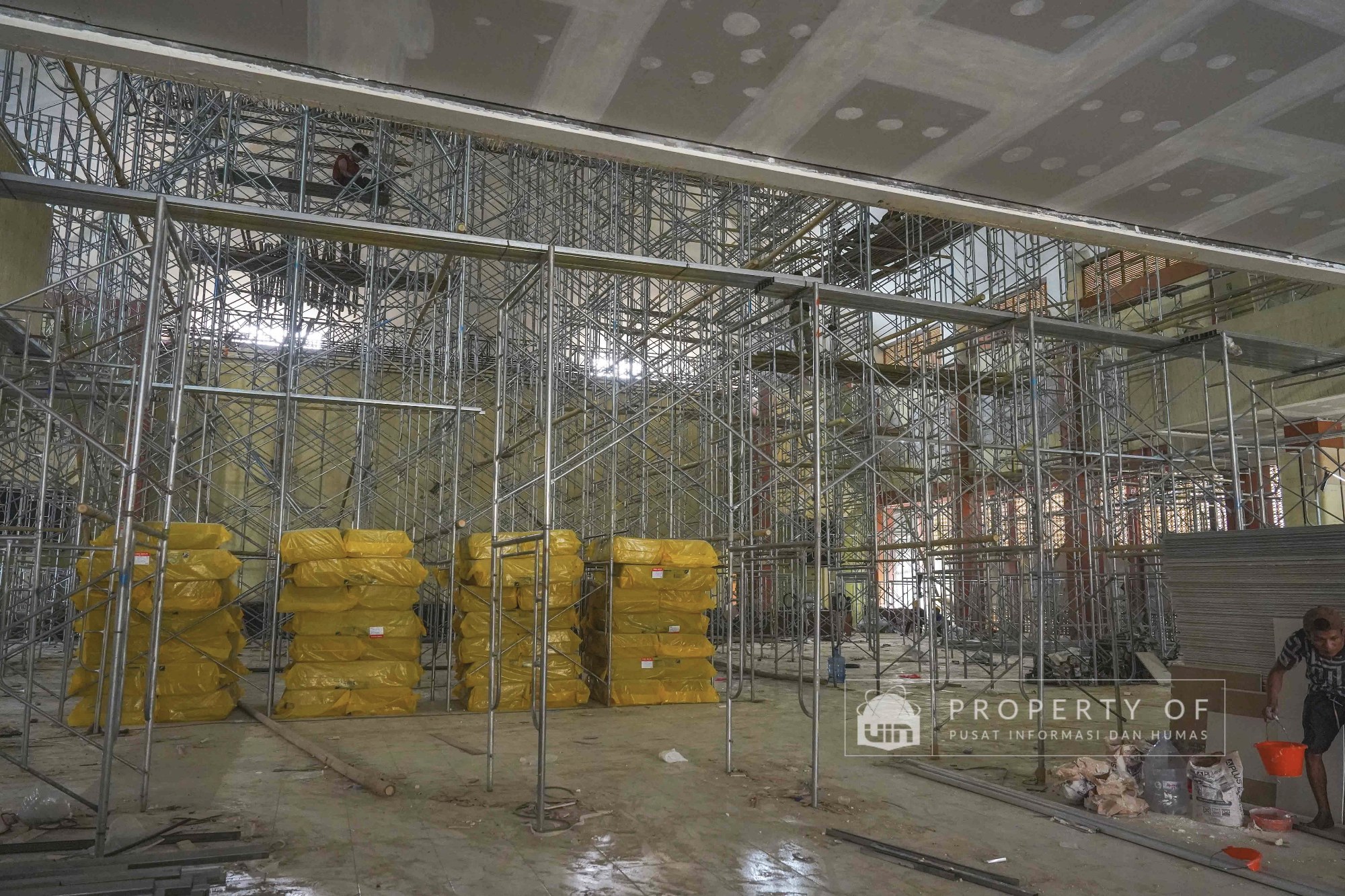 Dokumentasi Dokumentasi Progres Renovasi Auditorium Harun Nasution Foto 2