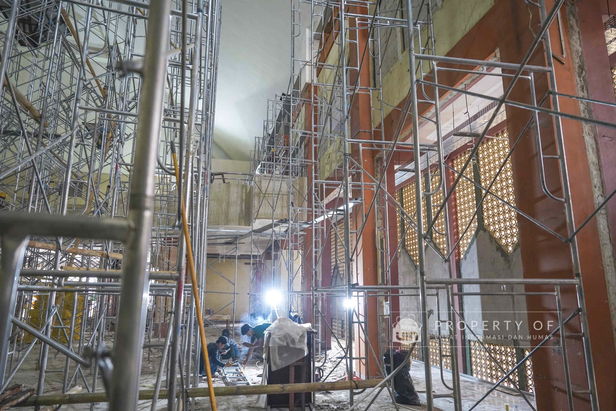 Dokumentasi Dokumentasi Progres Renovasi Auditorium Harun Nasution Foto 21