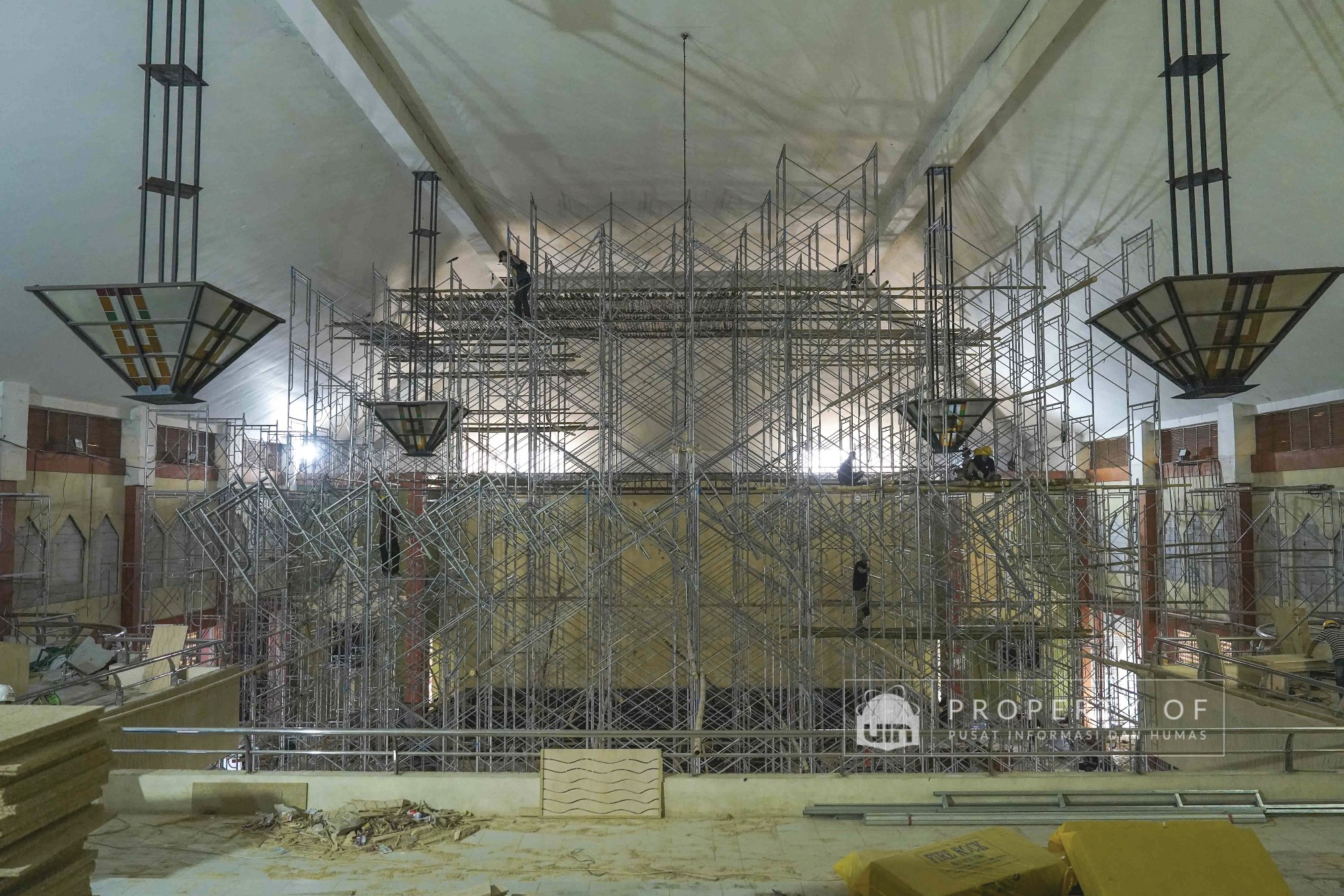 Dokumentasi Dokumentasi Progres Renovasi Auditorium Harun Nasution Foto 24