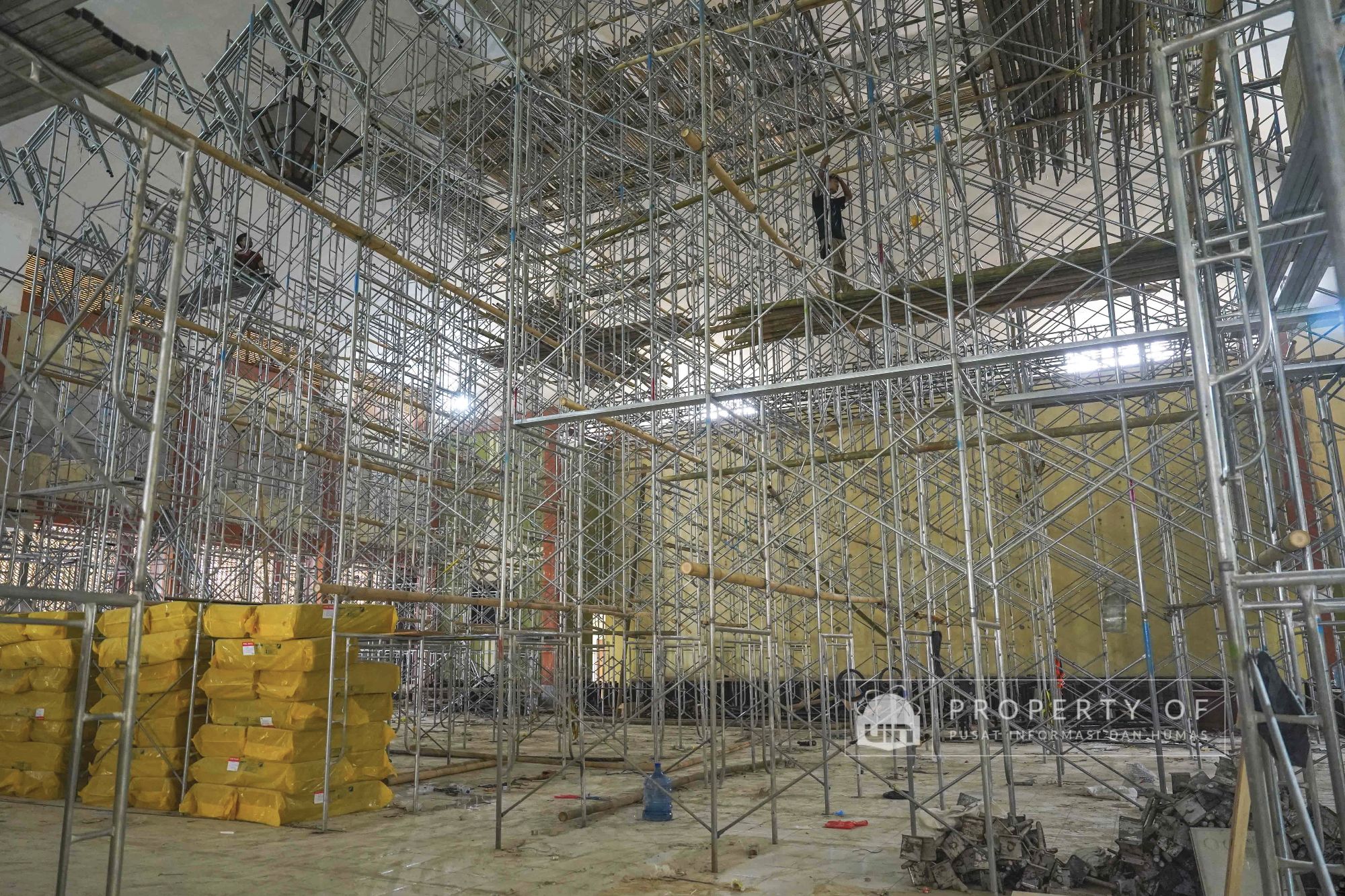 Dokumentasi Dokumentasi Progres Renovasi Auditorium Harun Nasution Foto 3