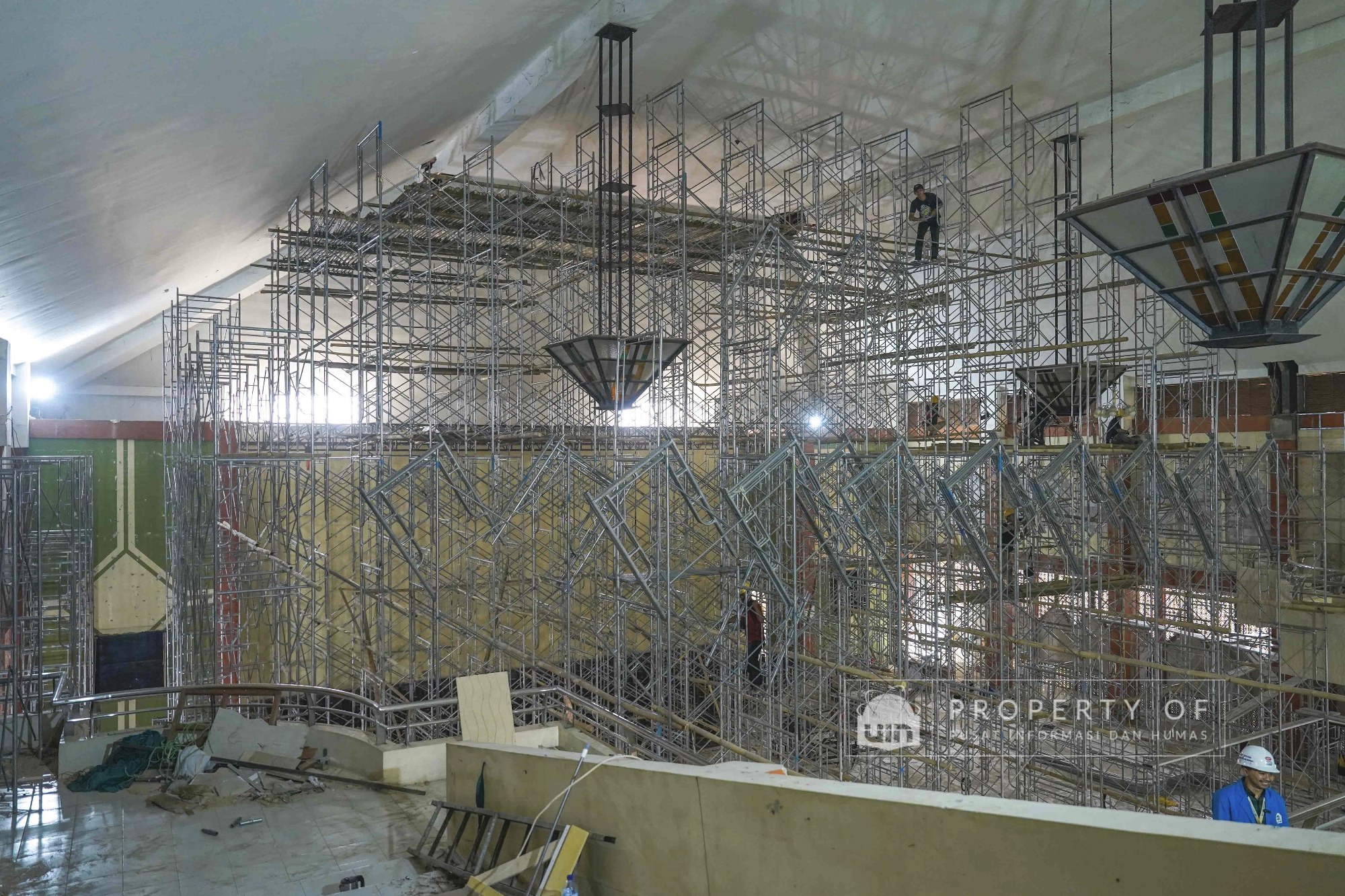 Dokumentasi Dokumentasi Progres Renovasi Auditorium Harun Nasution Foto 5
