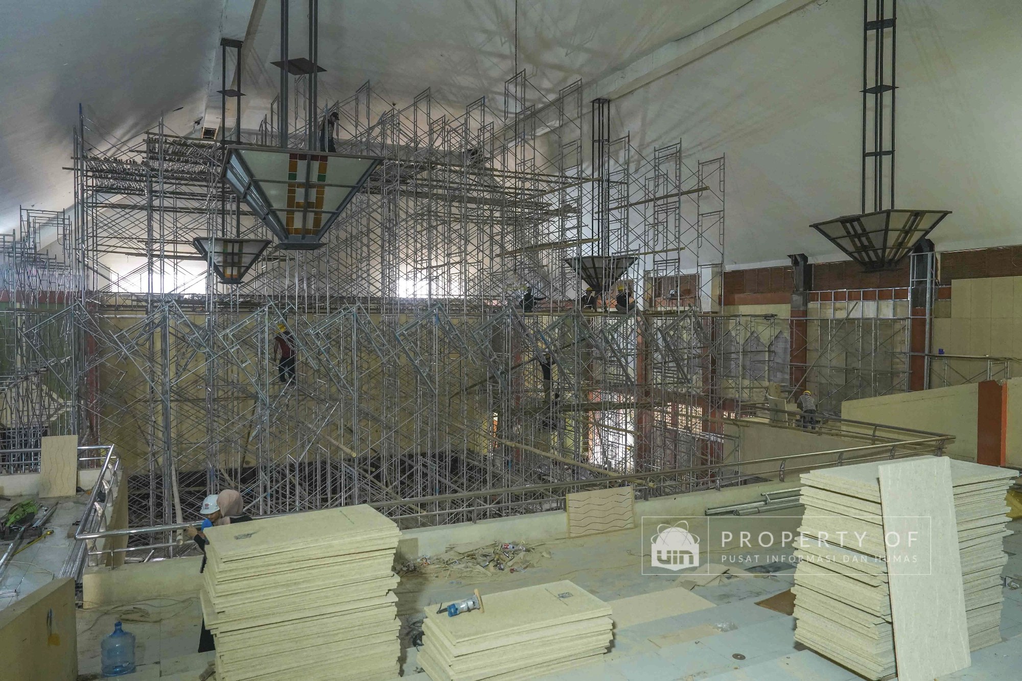 Dokumentasi Dokumentasi Progres Renovasi Auditorium Harun Nasution Foto 6