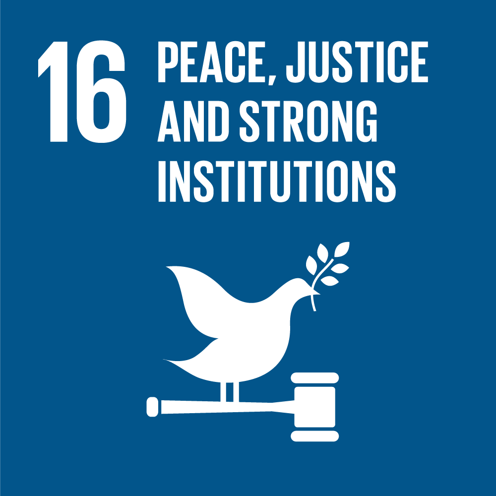 SDG 16 Peace, Justice and Strong Institutions