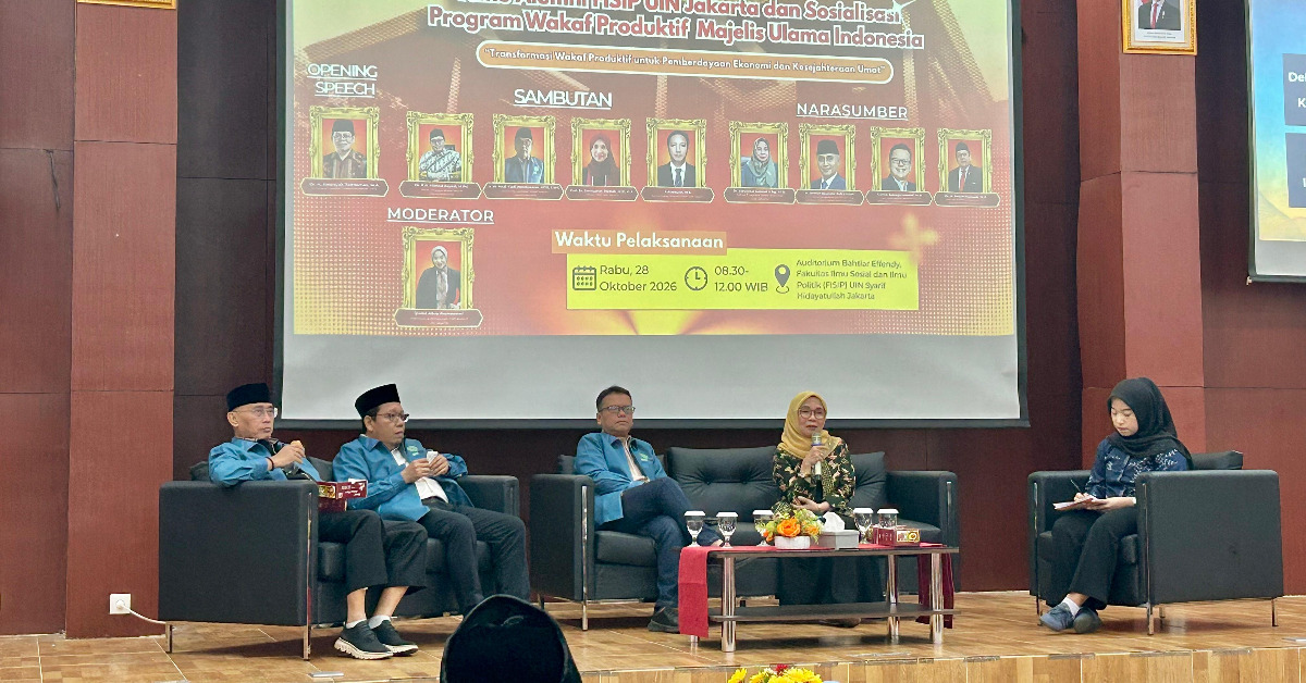 FISIP UIN Jakarta Dukung Optimalisasi Wakaf MUI untuk Kesejahteraan Umat
