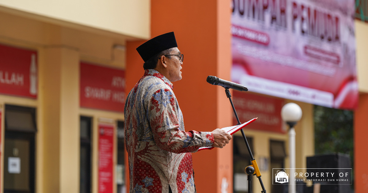 Peringati Sumpah Pemuda ke-98,  Rektor  Rektor UIN Tegaskan Kampus sebagai Ruang Pembentukan Karakter 