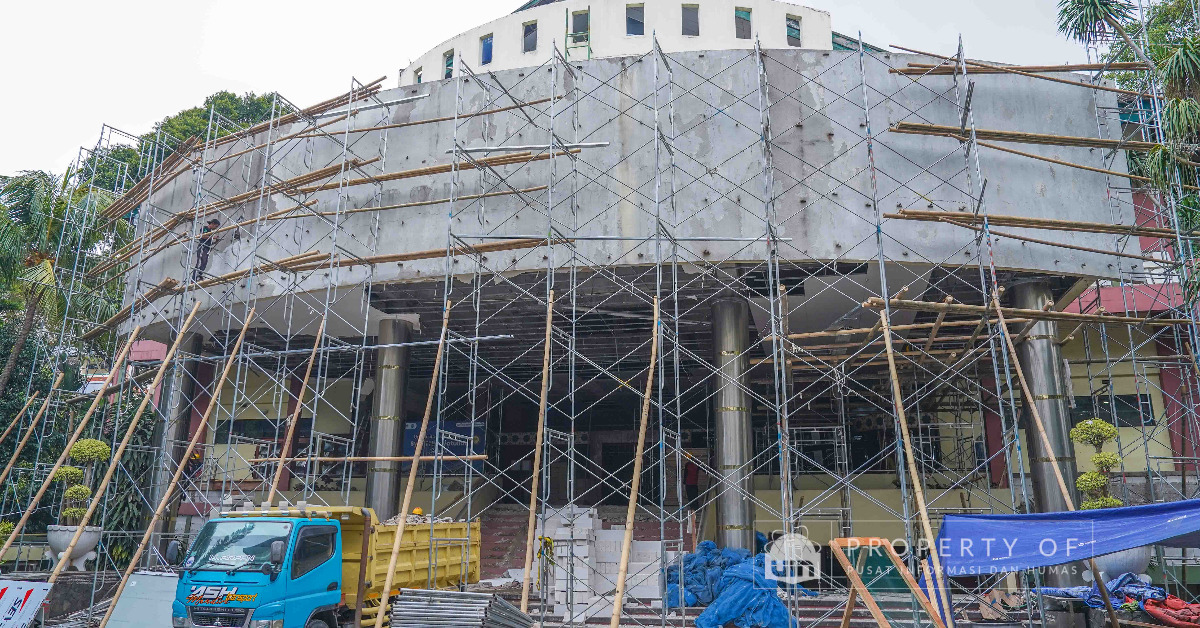 Dokumentasi Progres Renovasi Auditorium Harun Nasution
