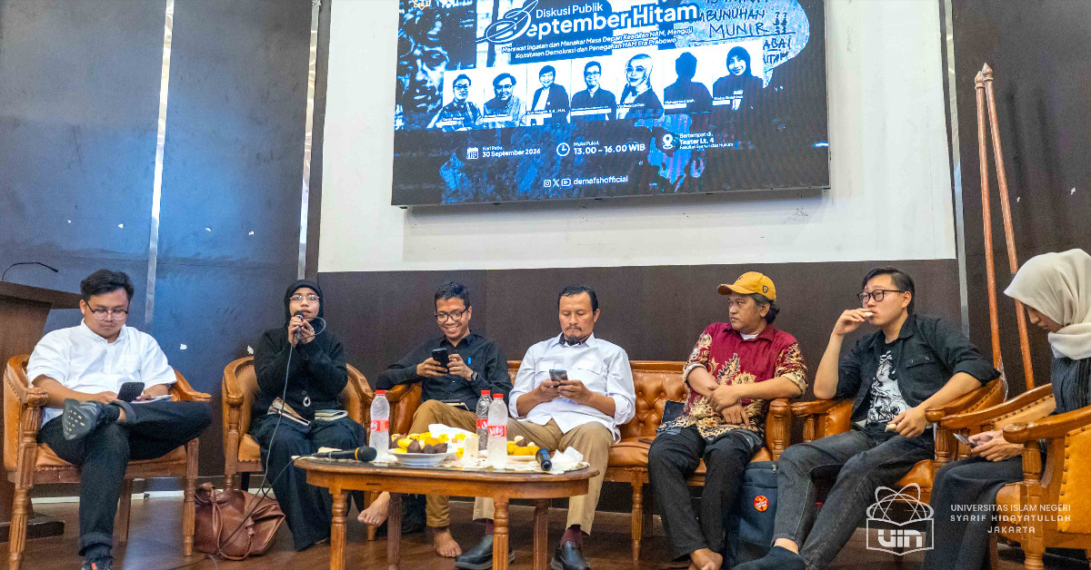 Peringati September Hitam, DEMA FSH UIN Jakarta Soroti Komitmen Penegakan HAM dan Kebebasan Sipil