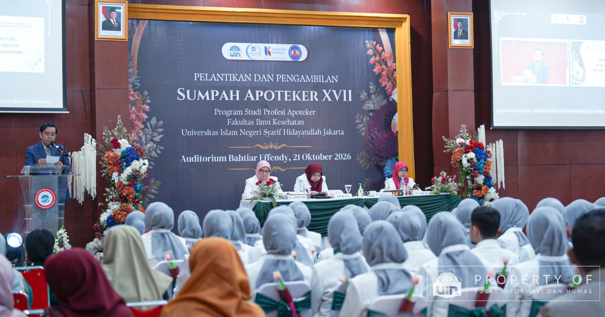 Siap Terjun ke Dunia Kerja, 58 Apoteker Baru FIKES UIN Jakarta Resmi Dilantik