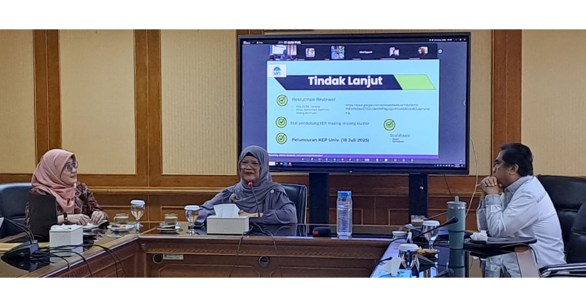 Faculty of Ushuluddin, UIN Syarif Hidayatullah Jakarta Holds Hearing and Socialization on Research Ethics Committee