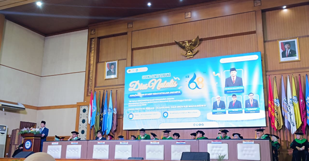 Mahasiswa Ushuluddin Sampaikan Refleksi Inspiratif di Dies Natalis ke-68 UIN Jakarta