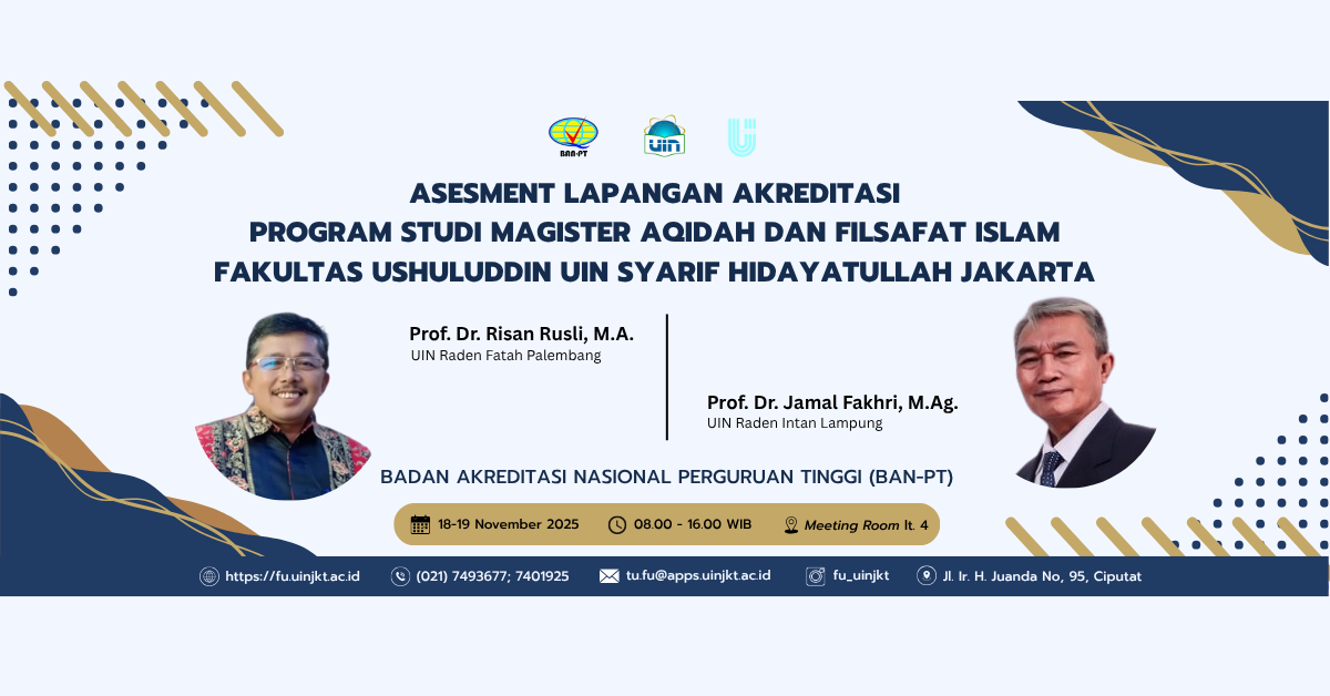 Field Assessment for the Accreditation of the Master’s Program in Aqidah and Islamic Philosophy